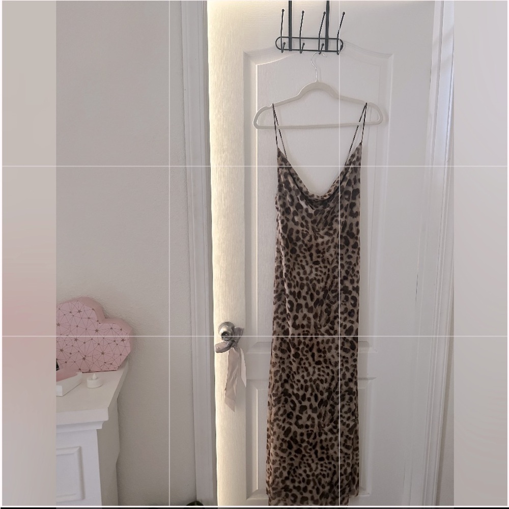 NWT Zara LeopardPrintDress🎀 For a VDay or anyday in a Bloggers Fave!🥰💕🔥 - Picture 4 of 8